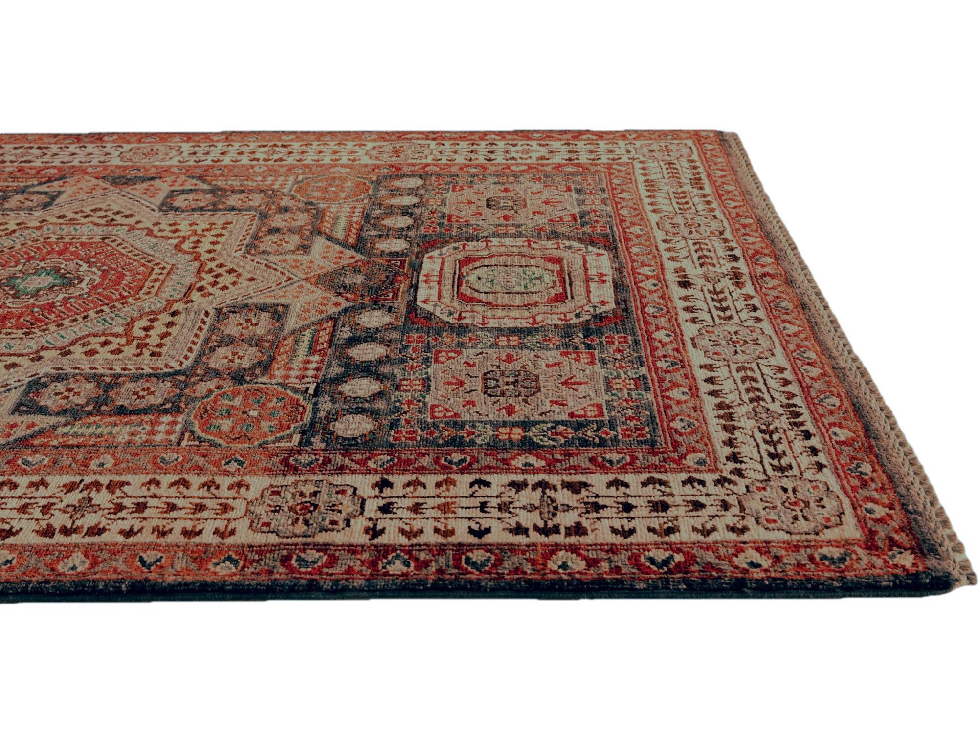 4' x 5' 10 Hand Knotted Mamluk Ziegler Rug