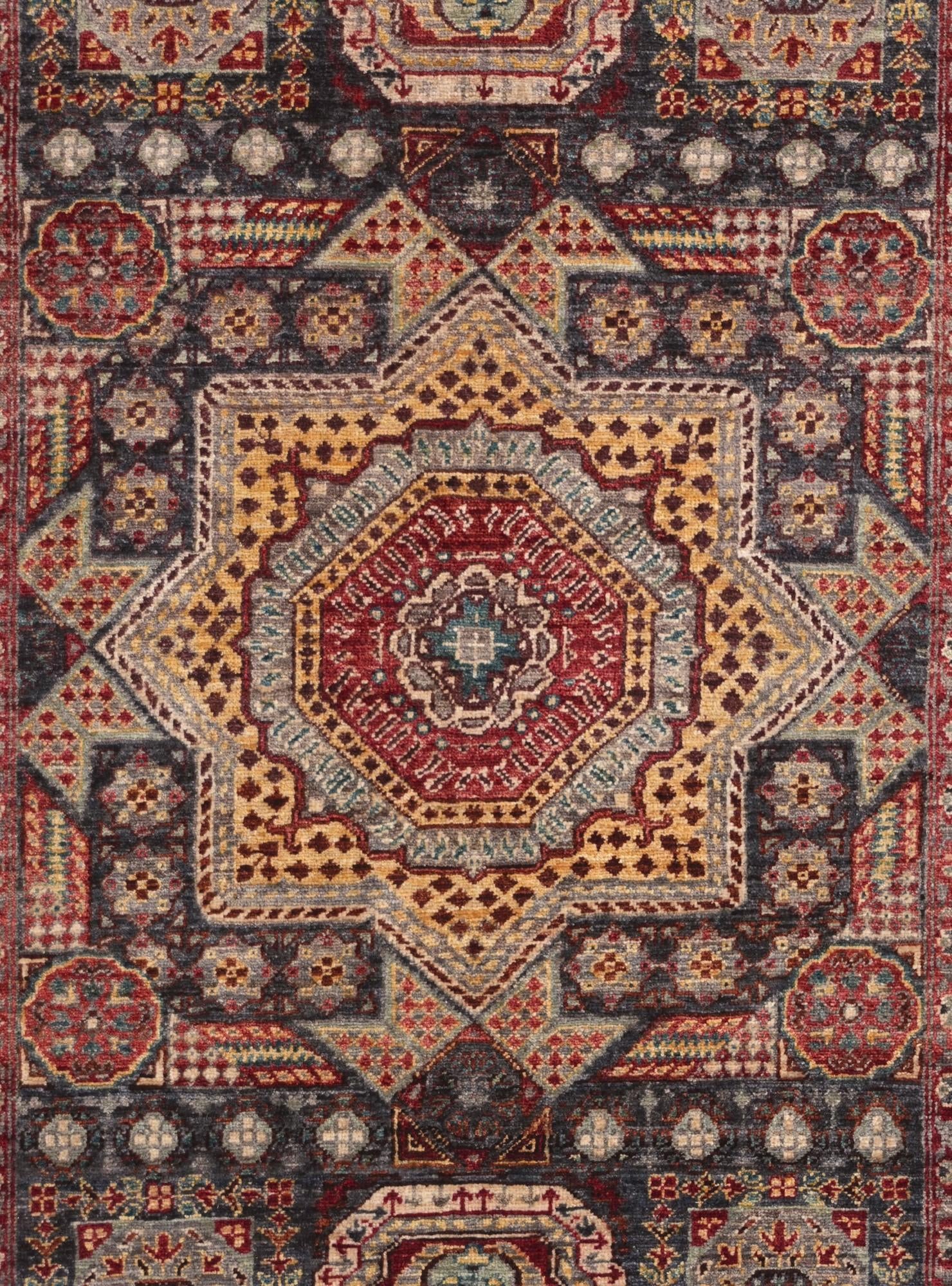 4' x 5' 10 Hand Knotted Mamluk Ziegler Rug