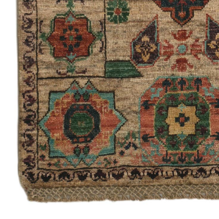 Detail image of 1' 11 x 2' 11 Hand Knotted Mamluk Ziegler Rug