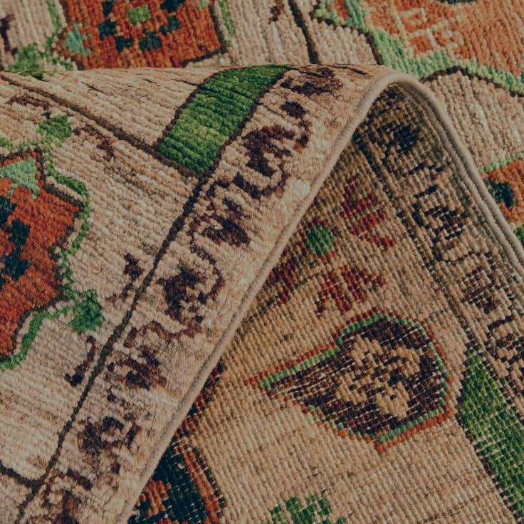 Detail image of 1' 11 x 2' 11 Hand Knotted Mamluk Ziegler Rug