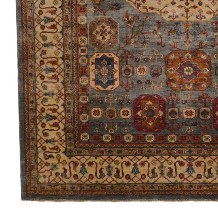 6' 9 x 9' 9 Hand Knotted Mamluk Ziegler Rug