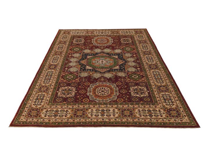 6' 8 x 9' 8 Hand Knotted Mamluk Ziegler Rug