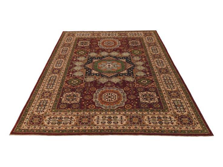 Detail image of 6' 8 x 9' 8 Hand Knotted Mamluk Ziegler Rug
