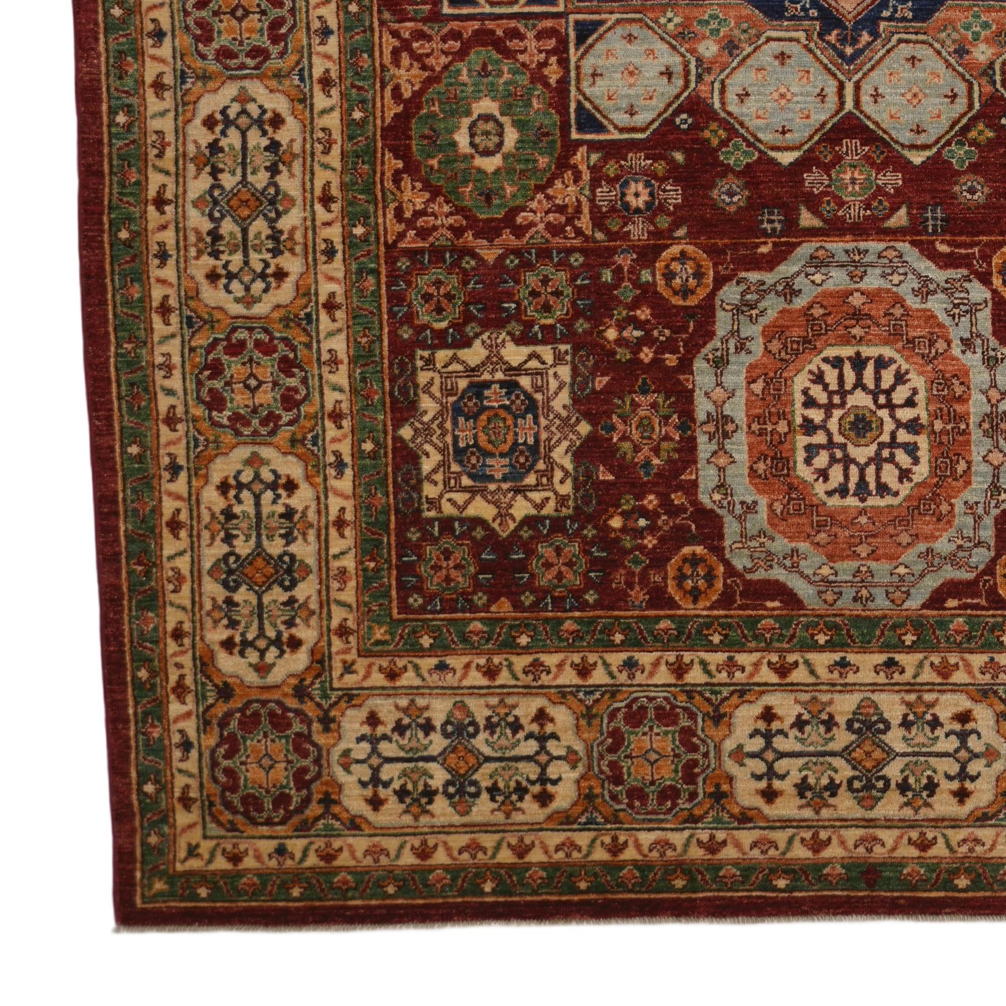 6' 8 x 9' 8 Hand Knotted Mamluk Ziegler Rug