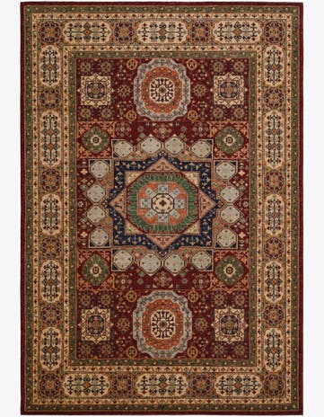 6' 8 x 9' 8 Hand Knotted Mamluk Ziegler Rug