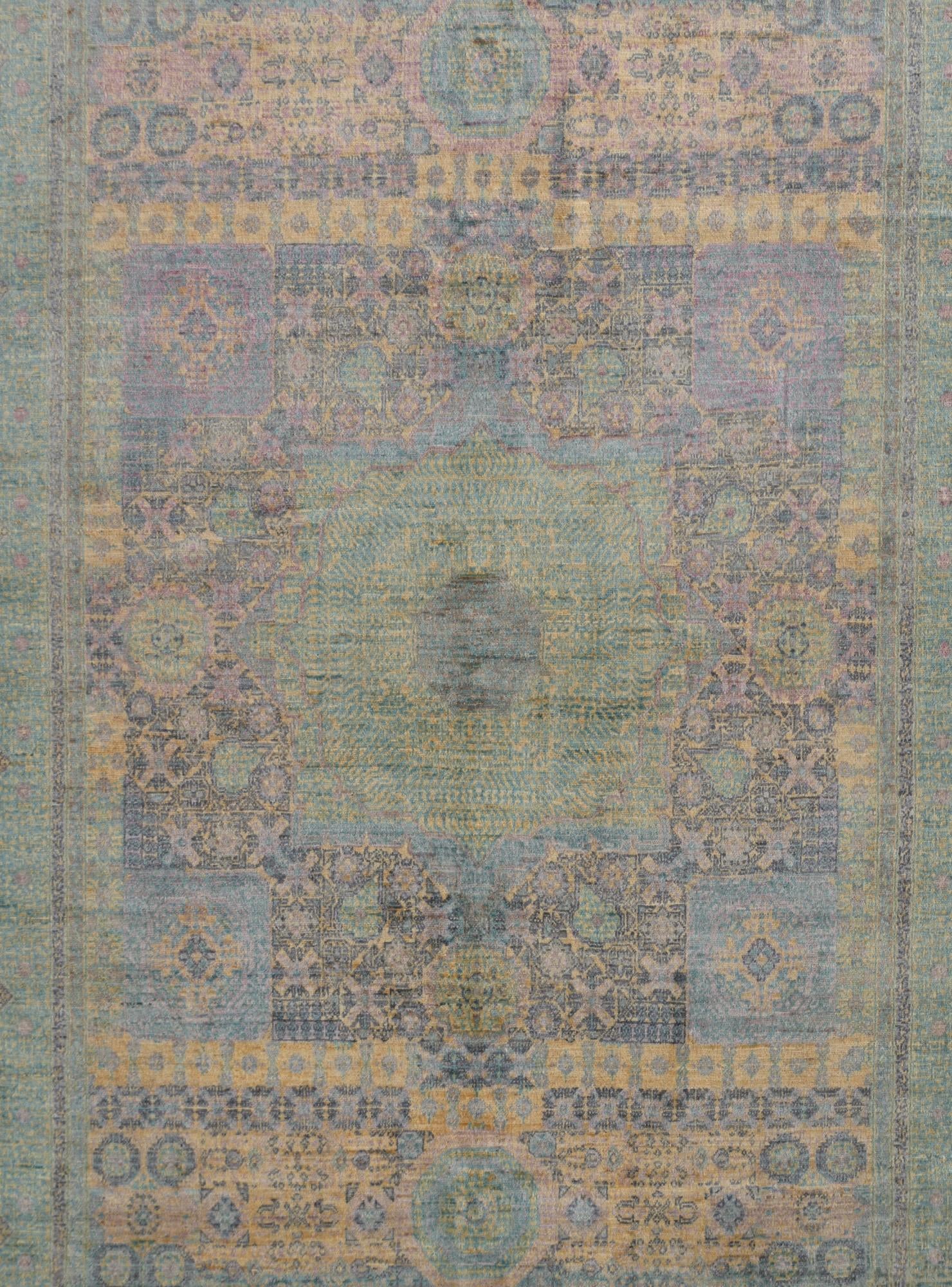5' 2 x 7' 9 Hand Knotted Mamluk Ziegler Rug