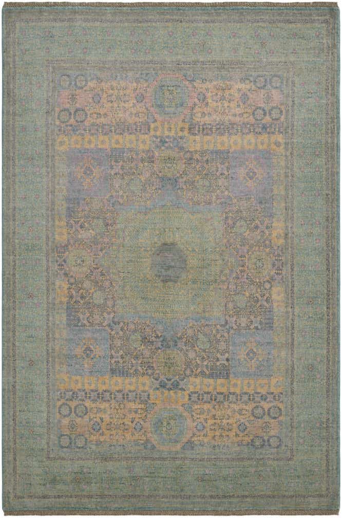 5' 2 x 7' 9 Hand Knotted Mamluk Ziegler Rug