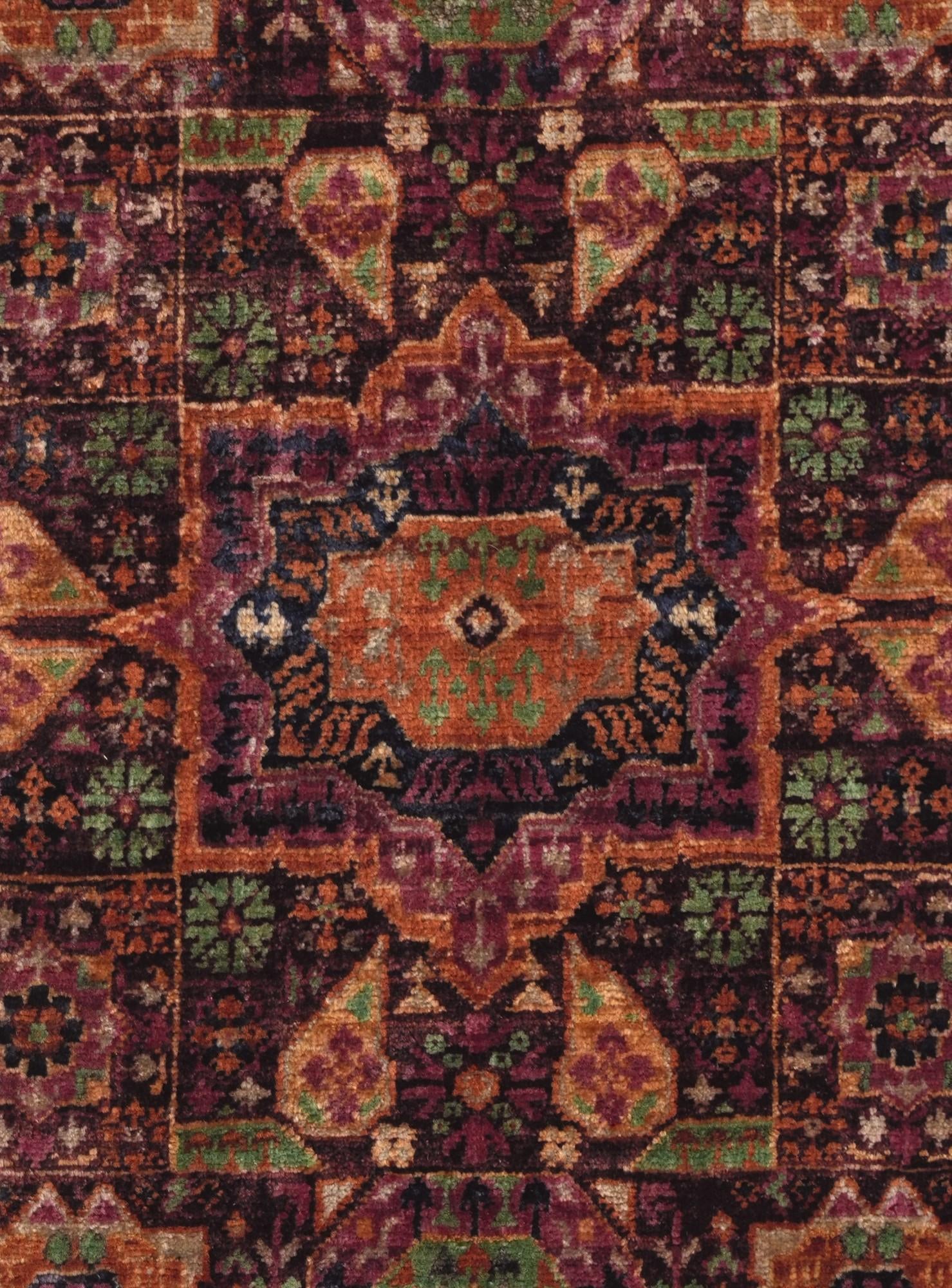 2' x 2' 11 Hand Knotted Mamluk Ziegler Rug