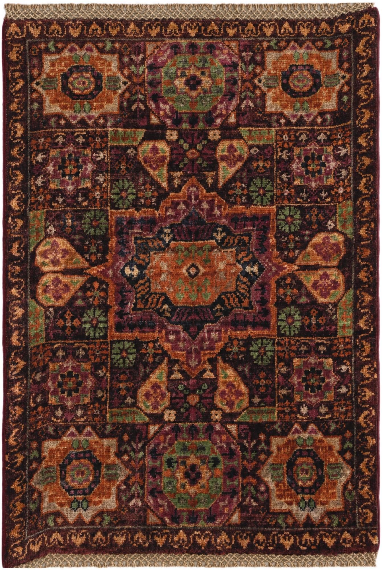 2' x 2' 11 Hand Knotted Mamluk Ziegler Rug