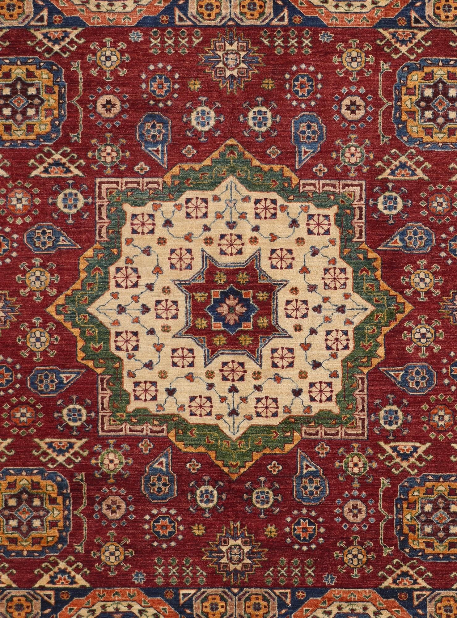 8' x 10' 2 Hand Knotted Mamluk Ziegler Rug
