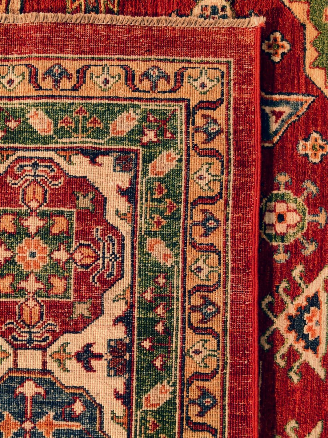 8' x 10' 2 Hand Knotted Mamluk Ziegler Rug
