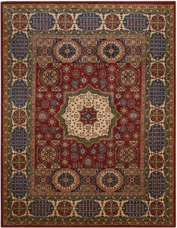 8' x 10' 2 Hand Knotted Mamluk Ziegler Rug