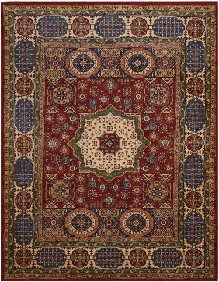 8' x 10' 2 Hand Knotted Mamluk Ziegler Rug