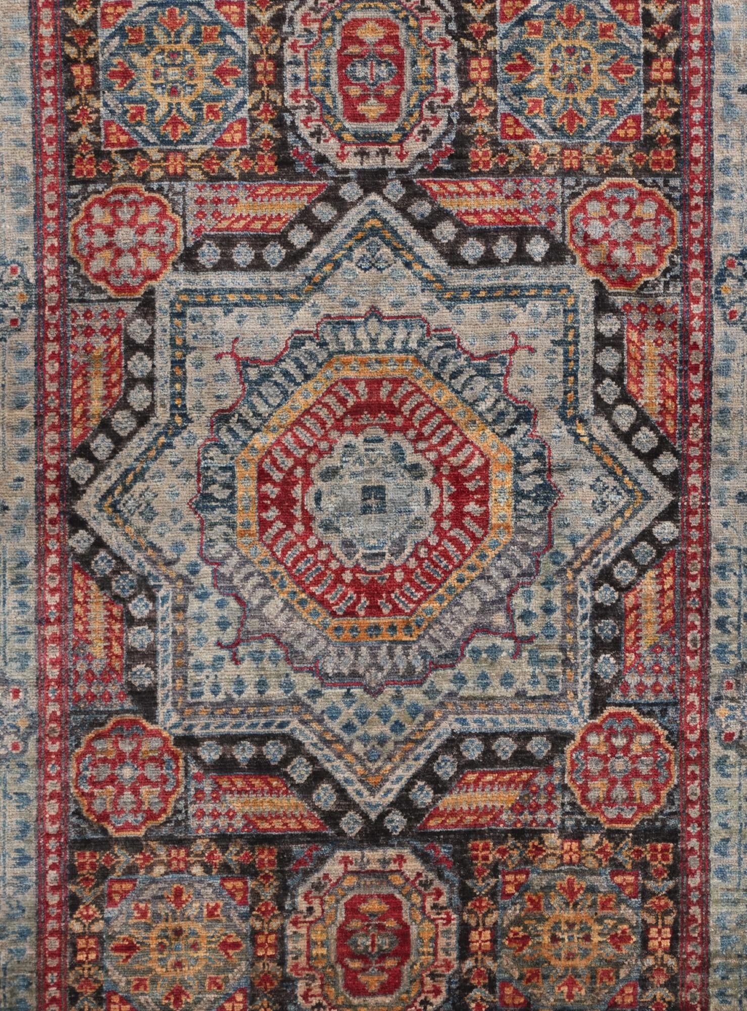 3' 4 x 5' Hand Knotted Mamluk Ziegler Rug
