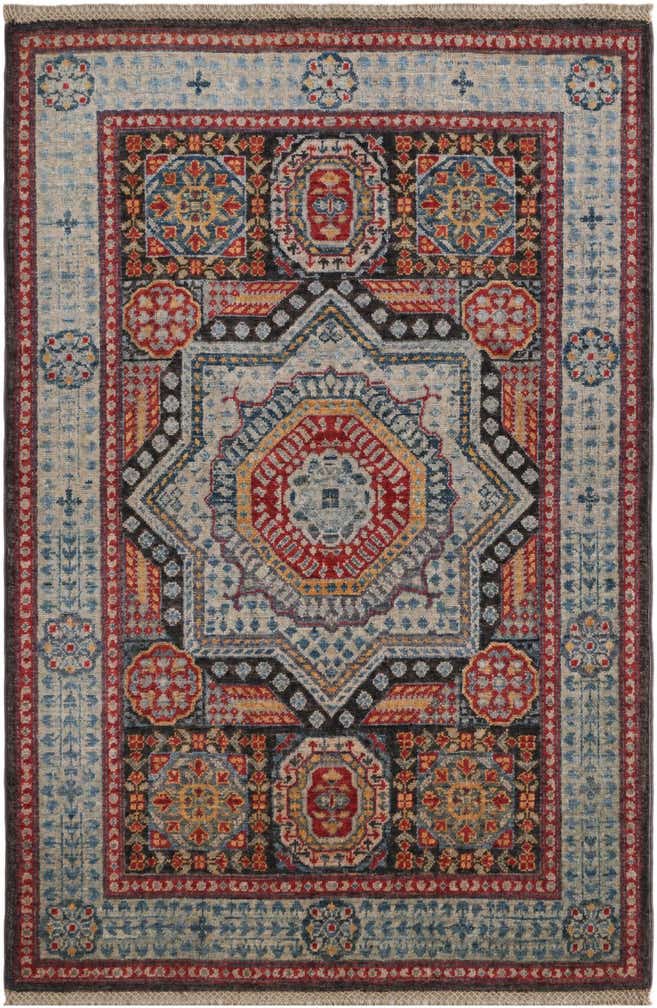 3' 4 x 5' Hand Knotted Mamluk Ziegler Rug