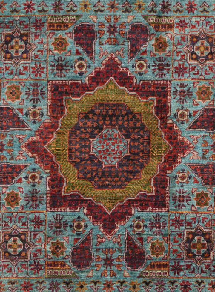 3' 11 x 6' 1 Hand Knotted Mamluk Ziegler Rug