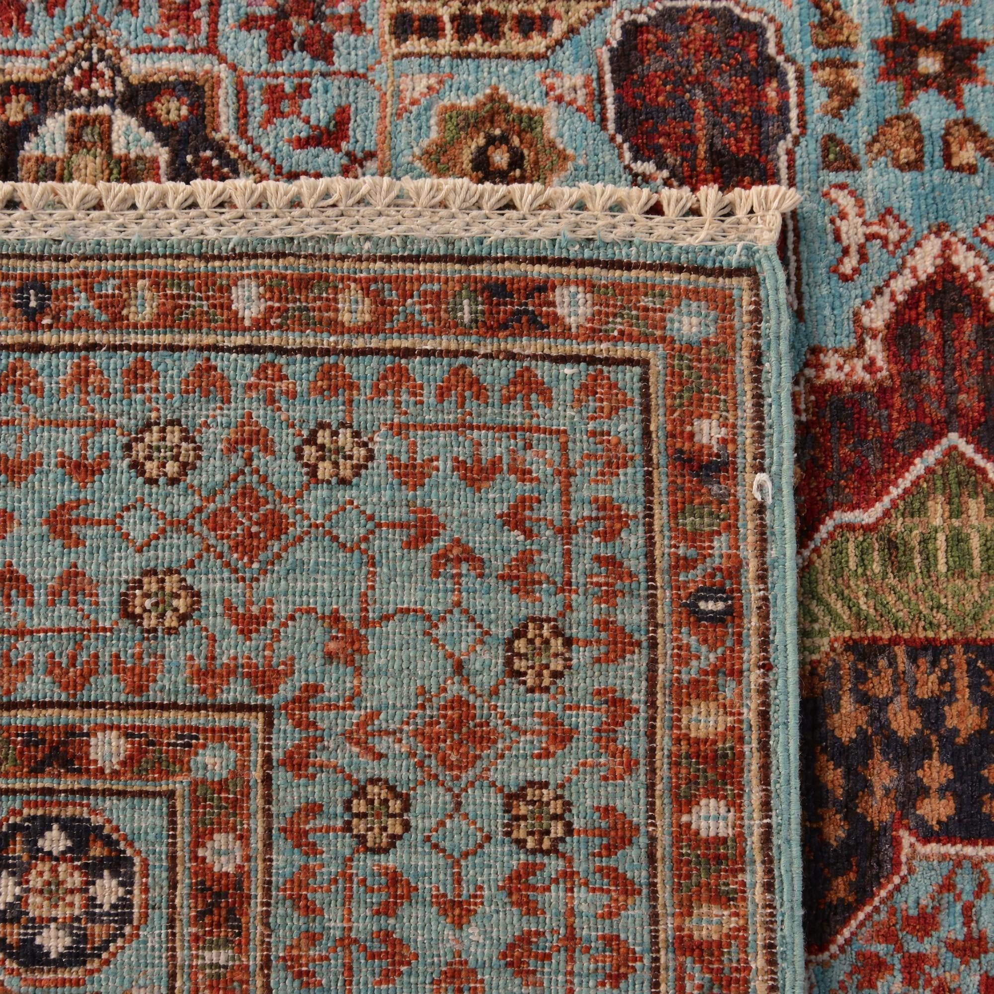 120cm x 185cm Hand Knotted Mamluk Ziegler Rug