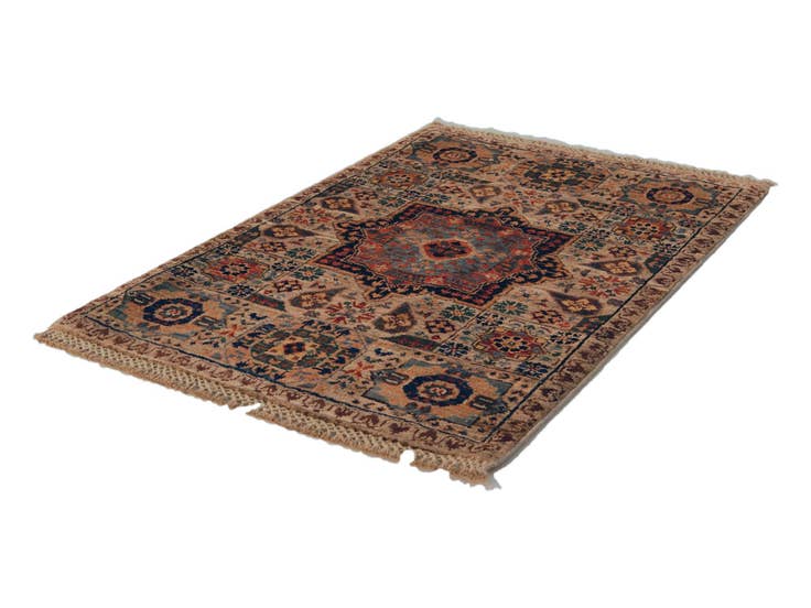 Detail image of 2' x 3' Hand Knotted Mamluk Ziegler Rug