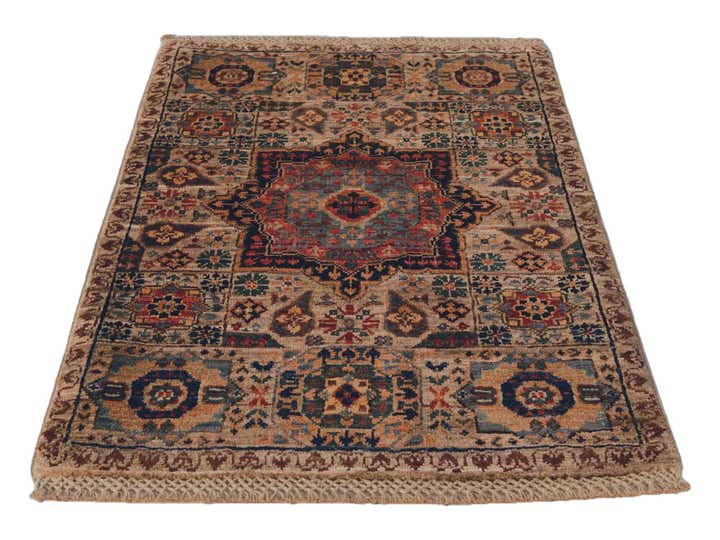 2' x 3' Hand Knotted Mamluk Ziegler Rug