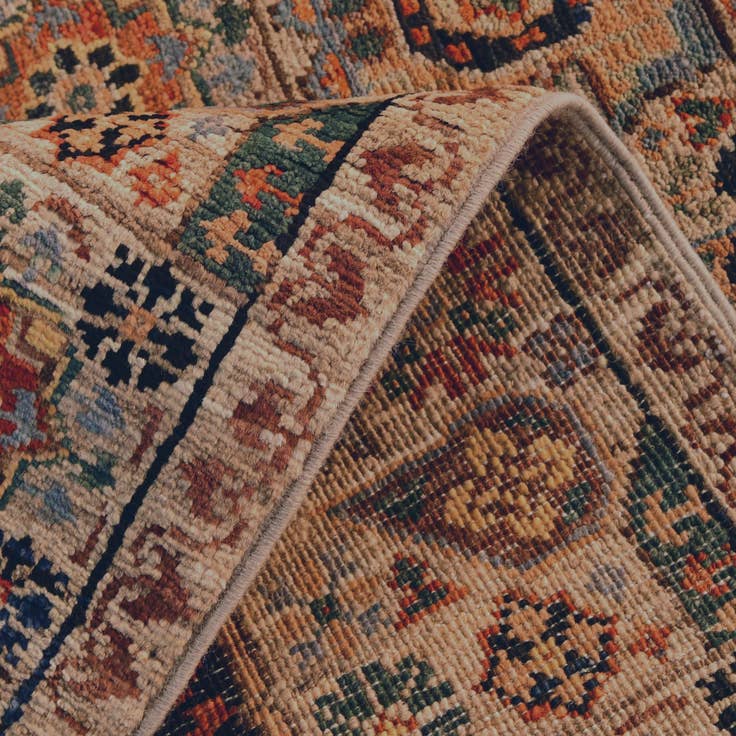 Detail image of 2' x 3' Hand Knotted Mamluk Ziegler Rug