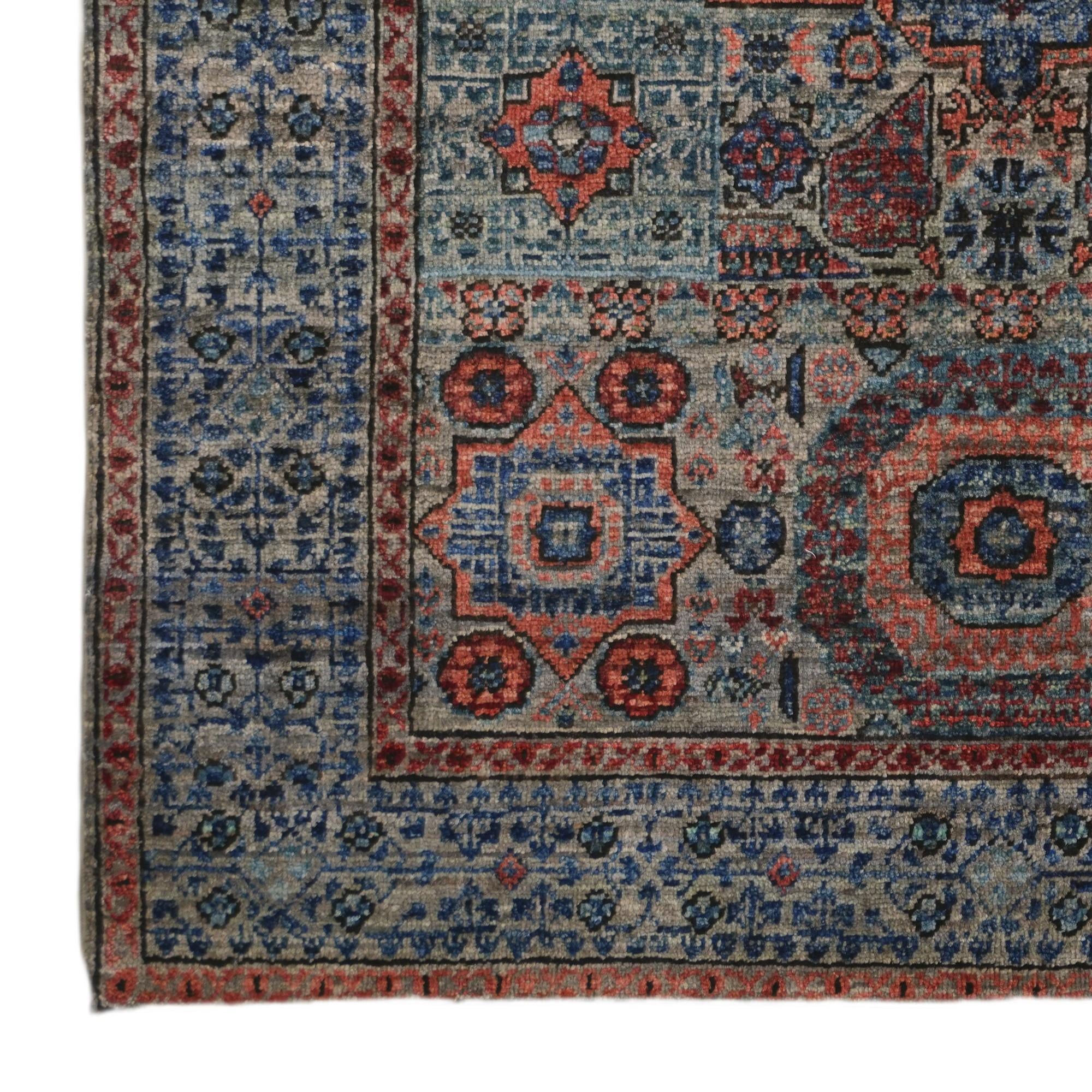 3' 6 x 4' 10 Hand Knotted Mamluk Ziegler Rug