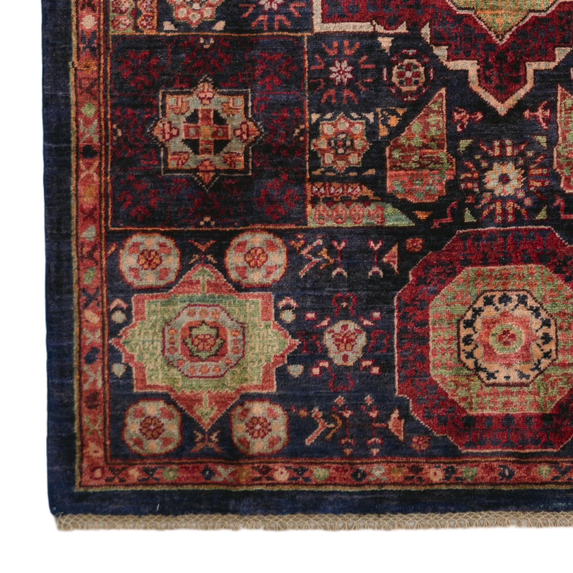 4' 1 x 5' 10 Hand Knotted Mamluk Ziegler Rug