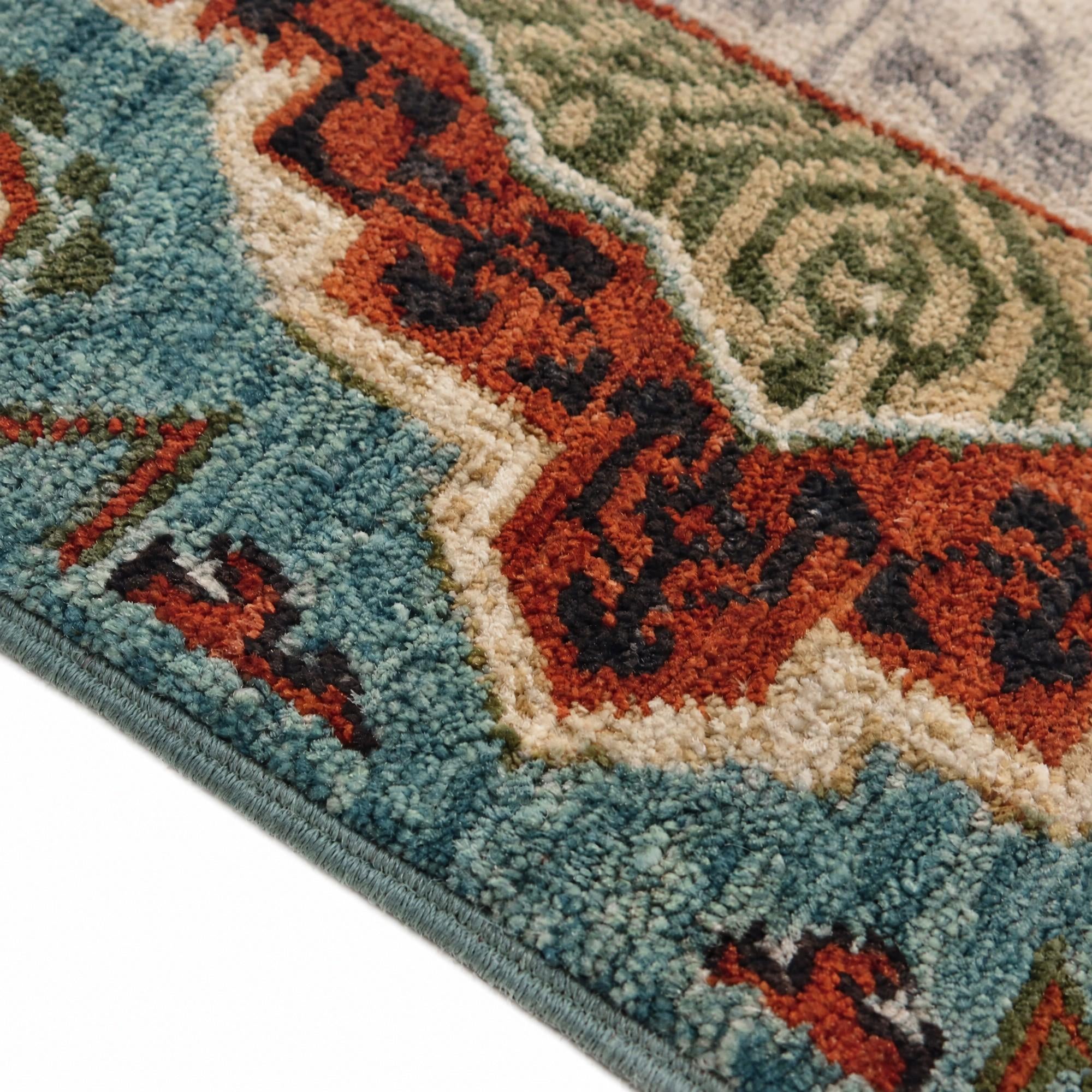 60cm x 90cm Hand Knotted Mamluk Ziegler Rug