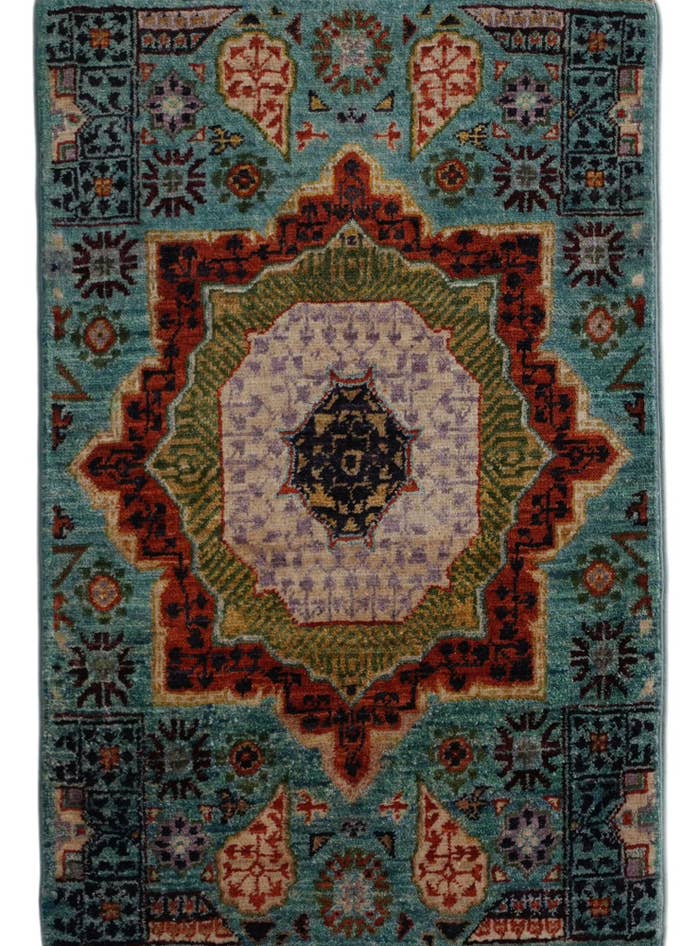 Detail image of 1' 11 x 2' 11 Hand Knotted Mamluk Ziegler Rug