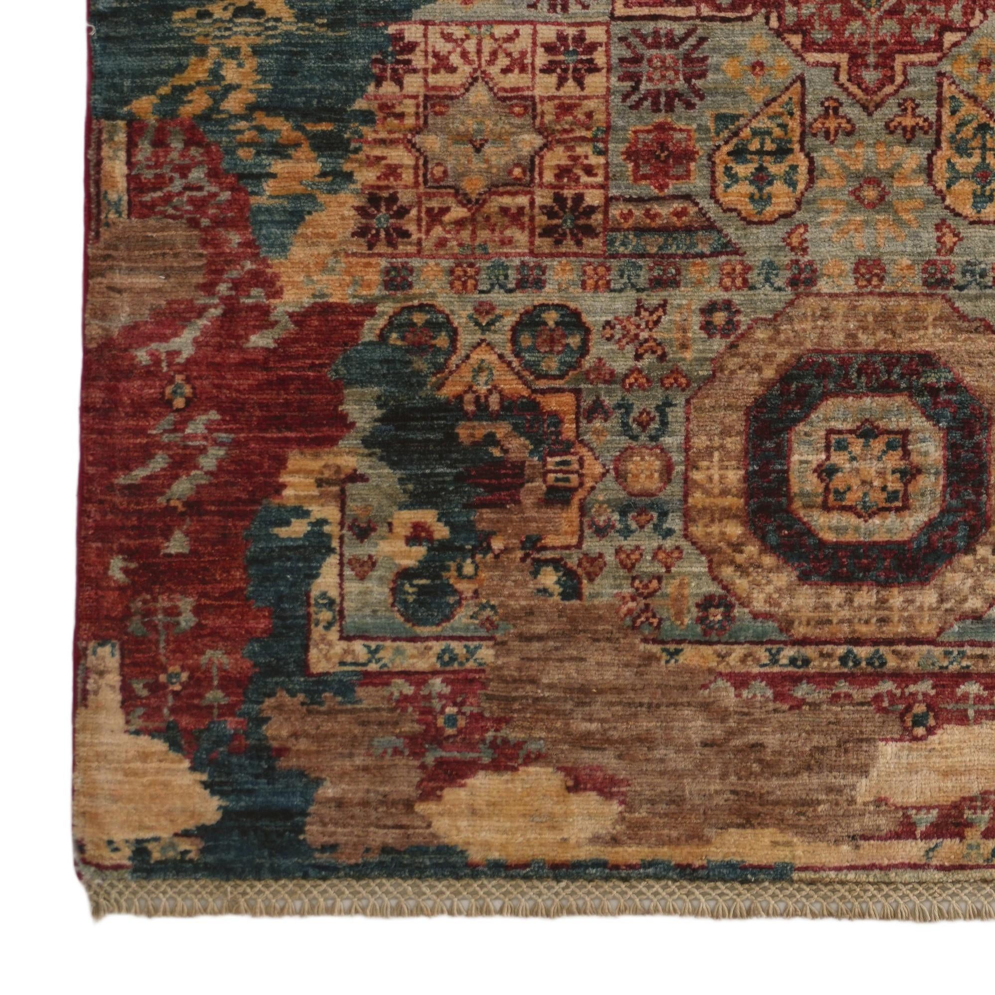 3' 6 x 4' 11 Hand Knotted Mamluk Ziegler Rug