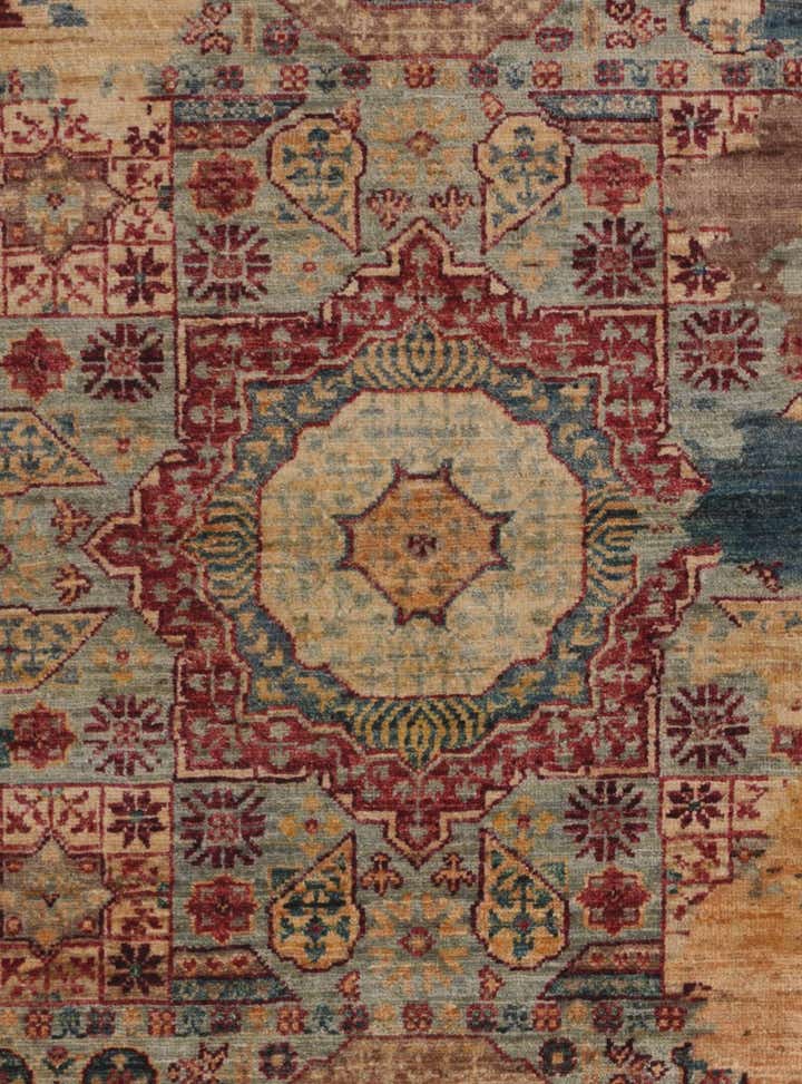 3' 6 x 4' 11 Hand Knotted Mamluk Ziegler Rug