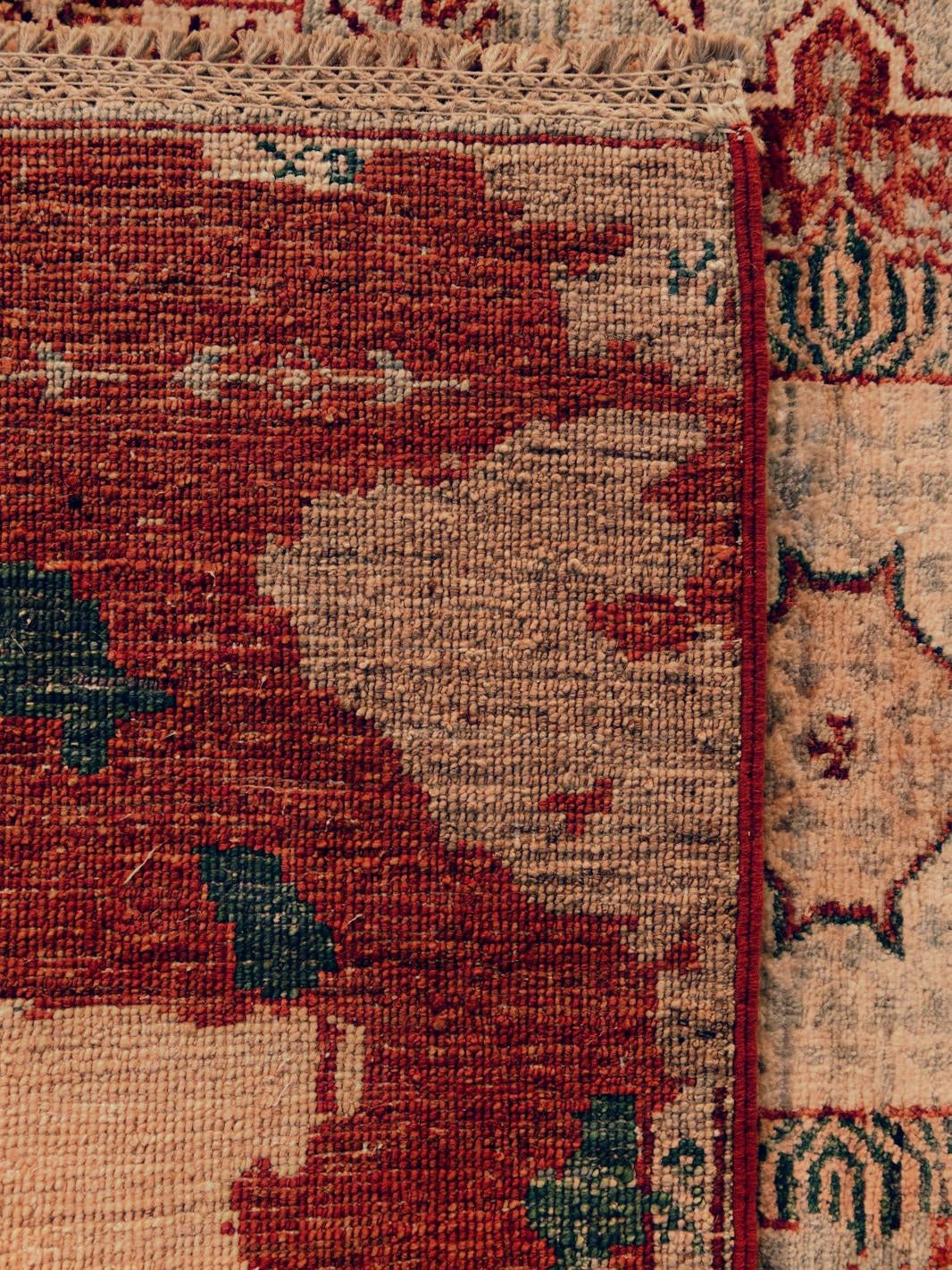105cm x 150cm Hand Knotted Mamluk Ziegler Rug