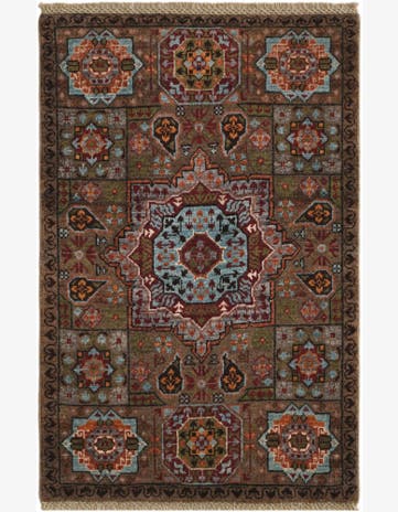 2' x 3' Hand Knotted Mamluk Ziegler Rug