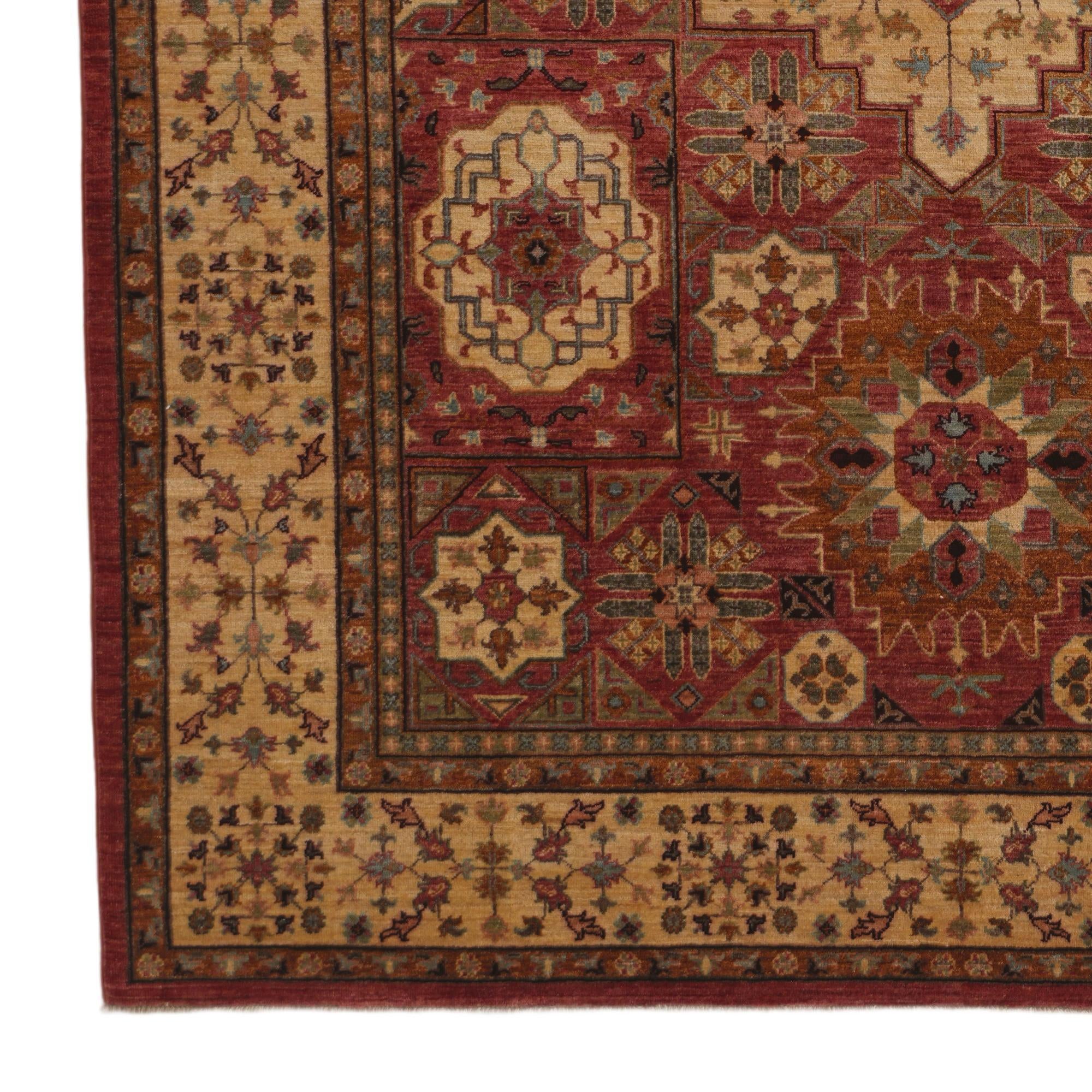 6' 11 x 10' Hand Knotted Mamluk Ziegler Rug