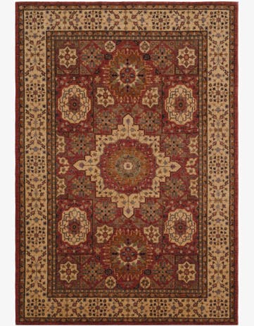 6' 11 x 10' Hand Knotted Mamluk Ziegler Rug