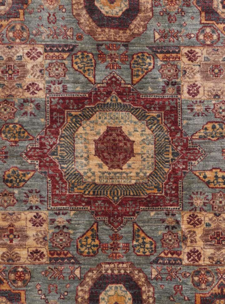 5' x 6' 4 Hand Knotted Mamluk Ziegler Rug