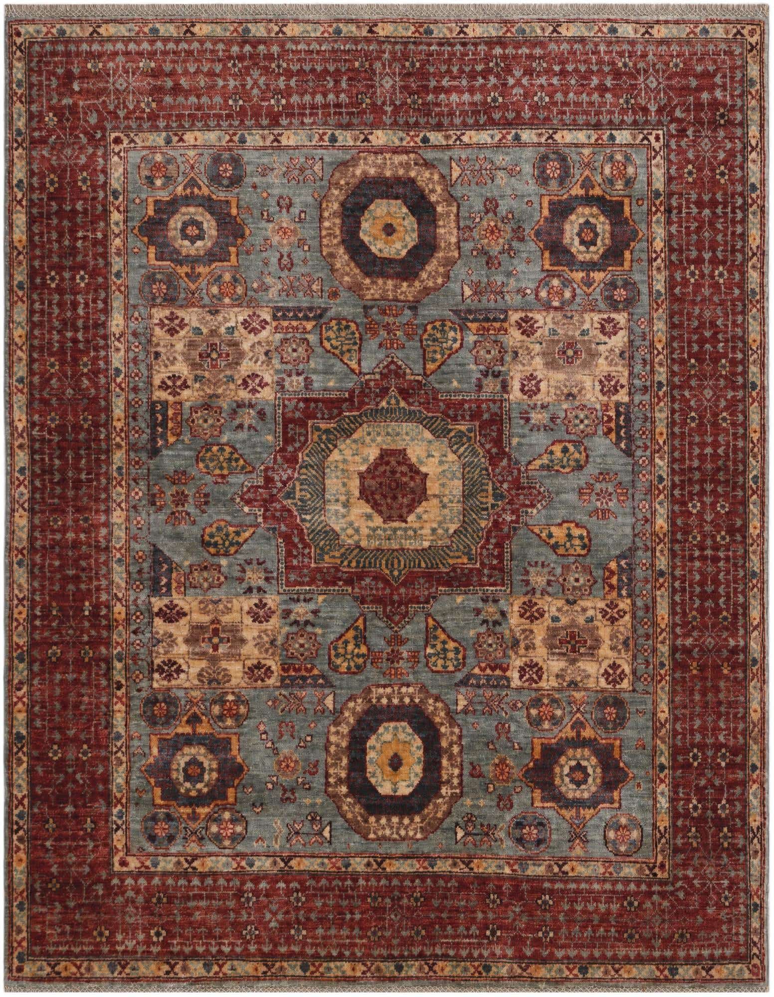 5' x 6' 4 Hand Knotted Mamluk Ziegler Rug