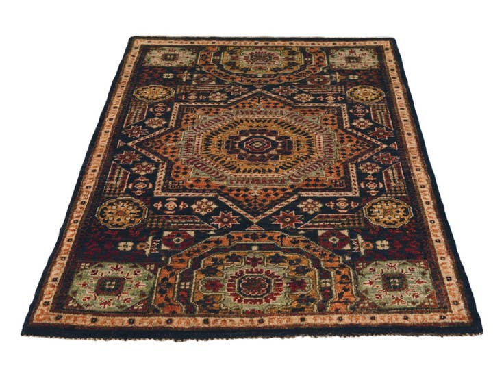 Detail image of 2' 9 x 4' Hand Knotted Mamluk Ziegler Rug