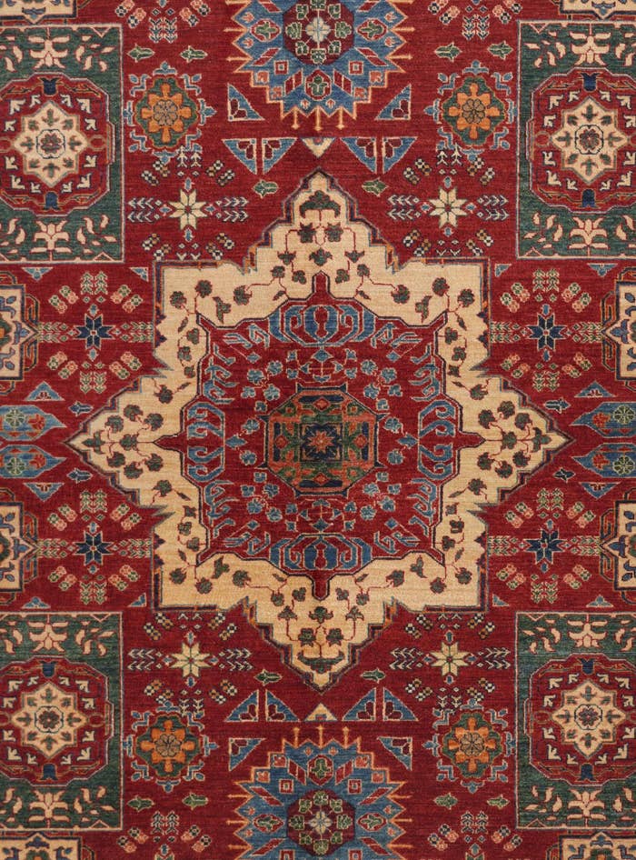 Detail image of 5' 7 x 7' 10 Hand Knotted Mamluk Ziegler Rug