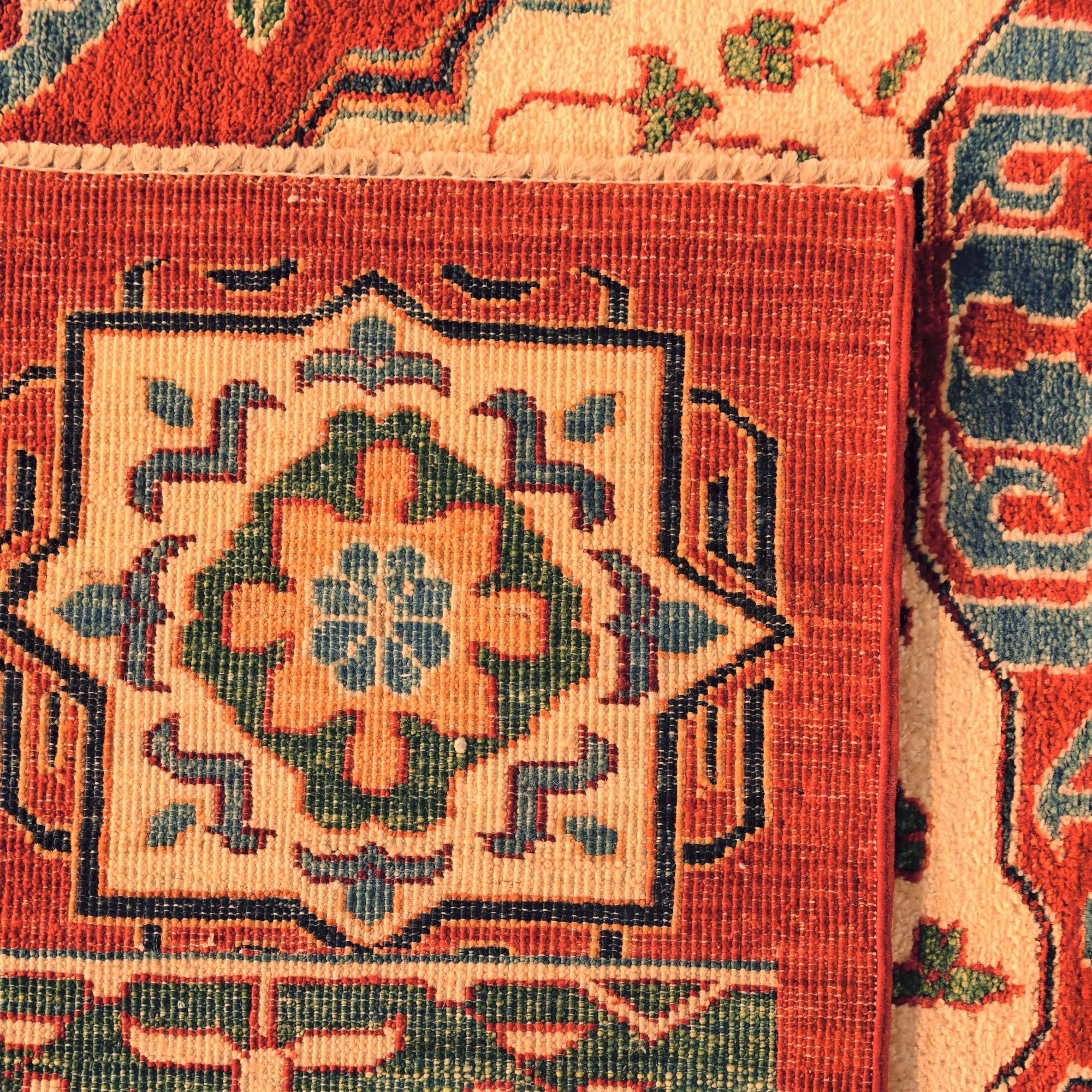 170cm x 240cm Hand Knotted Mamluk Ziegler Rug