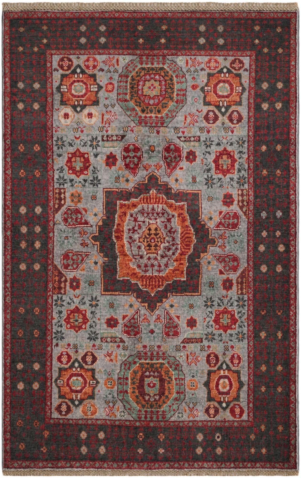 3' 3 x 5' Hand Knotted Mamluk Ziegler Rug