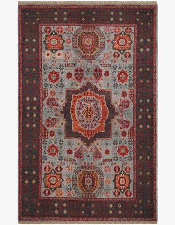3' 3 x 5' Hand Knotted Mamluk Ziegler Rug