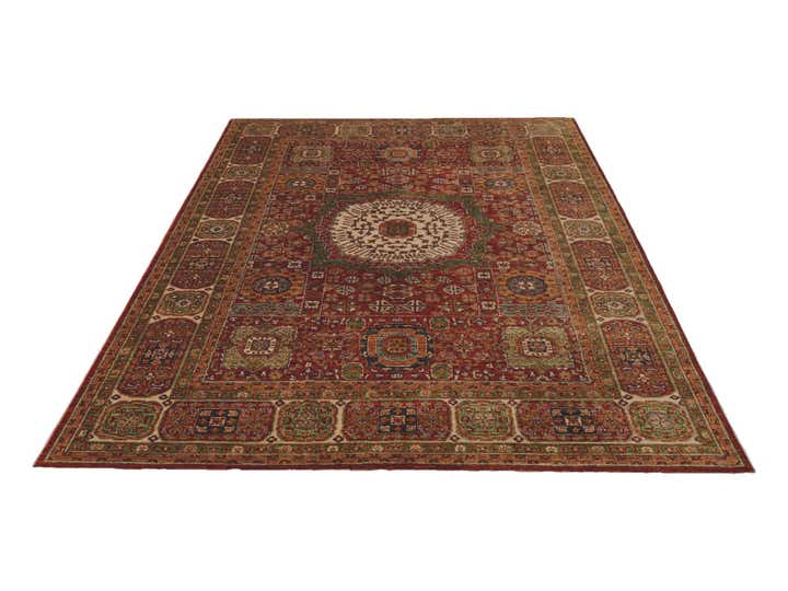 6' 9 x 9' 5 Hand Knotted Mamluk Ziegler Rug
