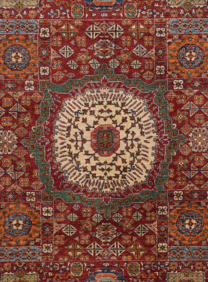 6' 9 x 9' 5 Hand Knotted Mamluk Ziegler Rug