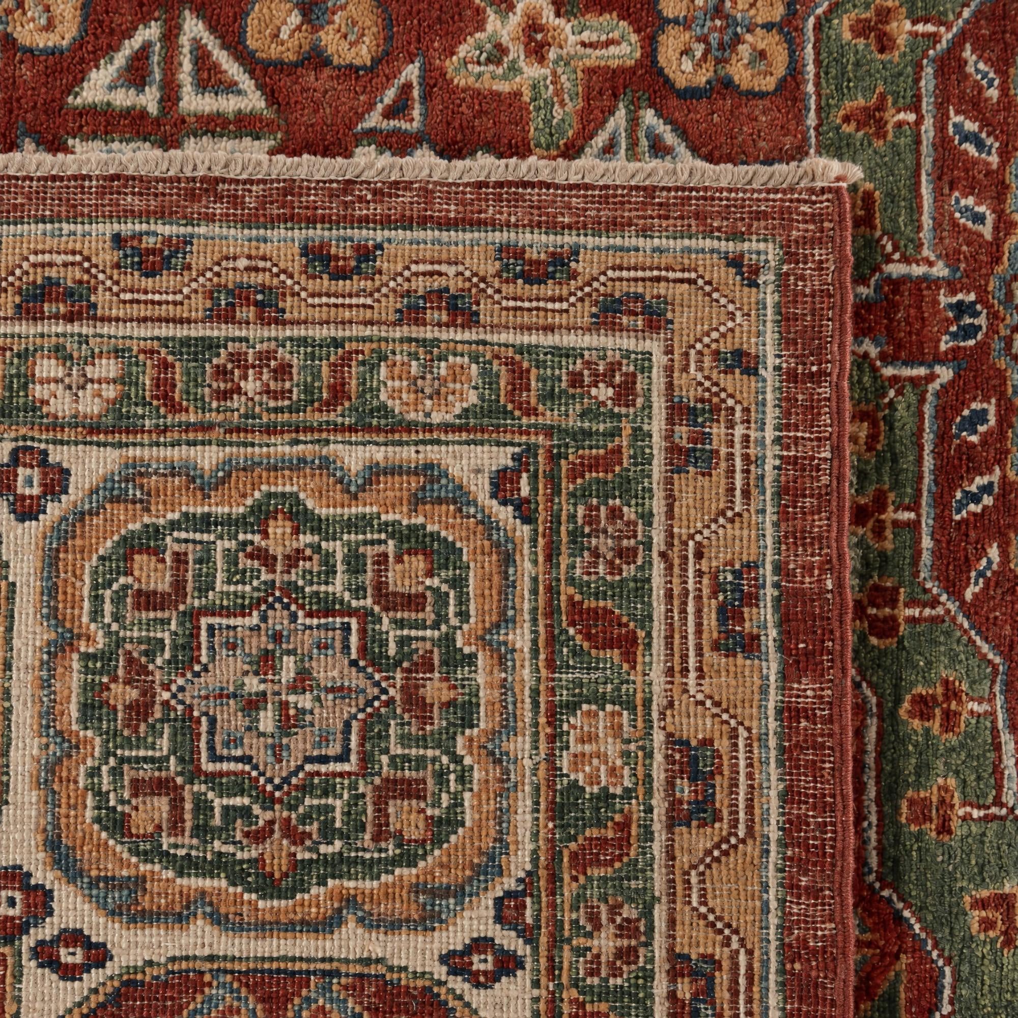 6' 9 x 9' 5 Hand Knotted Mamluk Ziegler Rug