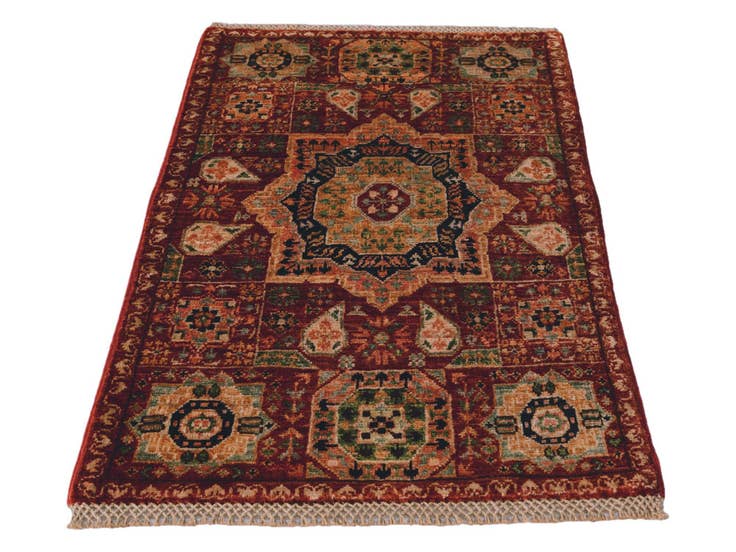 Detail image of 2' x 3' 3 Hand Knotted Mamluk Ziegler Rug
