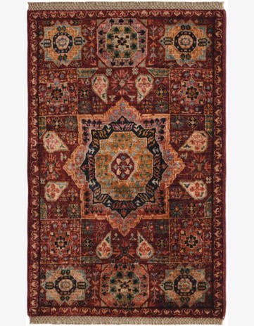 2' x 3' 3 Hand Knotted Mamluk Ziegler Rug