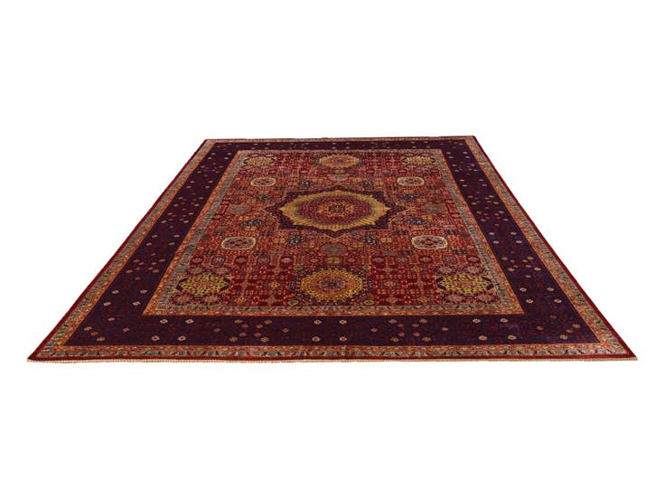 Detail image of 9' 11 x 14' 3 Hand Knotted Mamluk Ziegler Rug