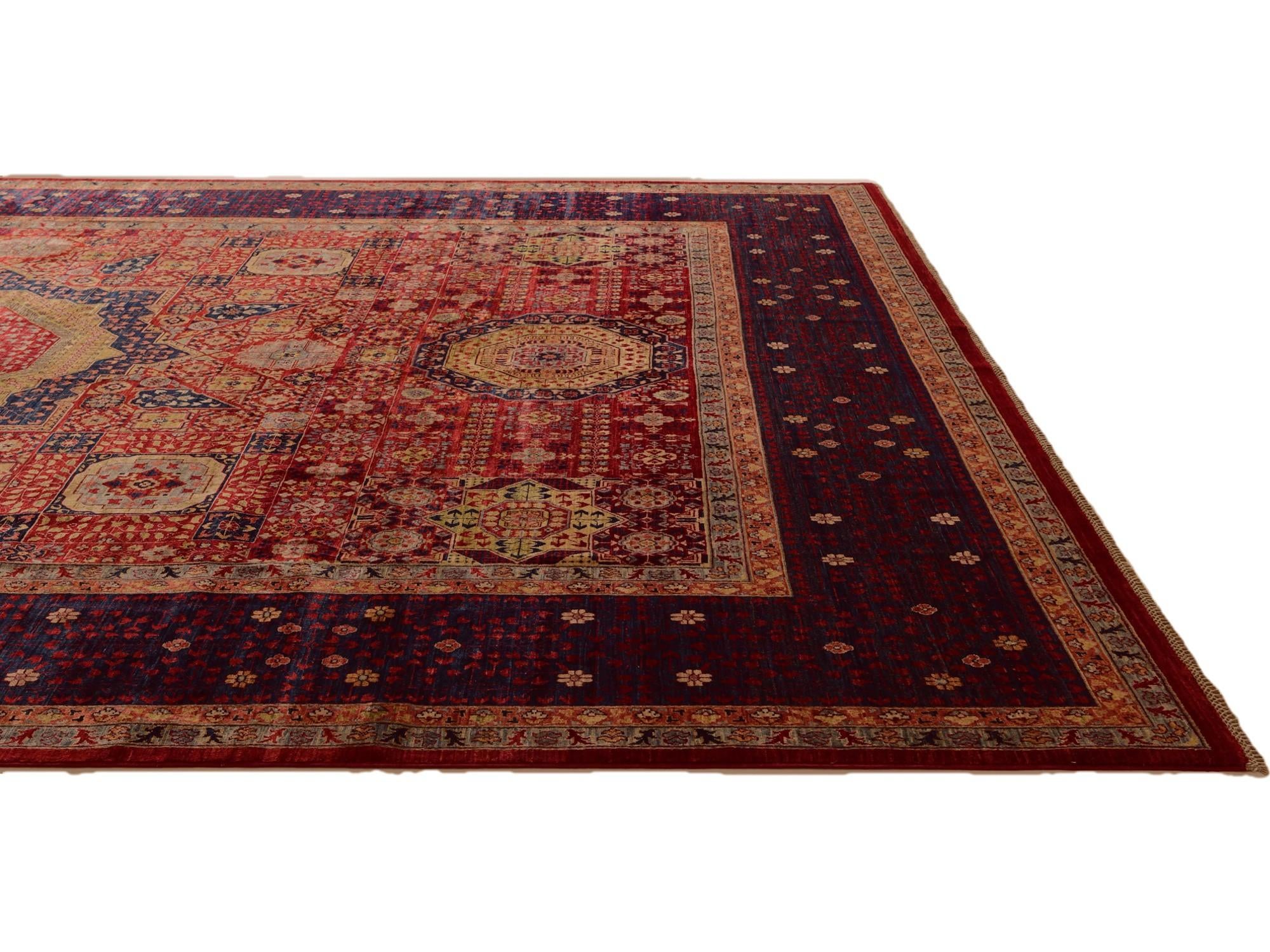 9' 11 x 14' 3 Hand Knotted Mamluk Ziegler Rug