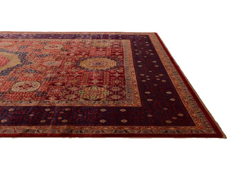 Detail image of 9' 11 x 14' 3 Hand Knotted Mamluk Ziegler Rug