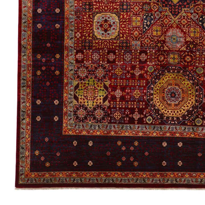 9' 11 x 14' 3 Hand Knotted Mamluk Ziegler Rug